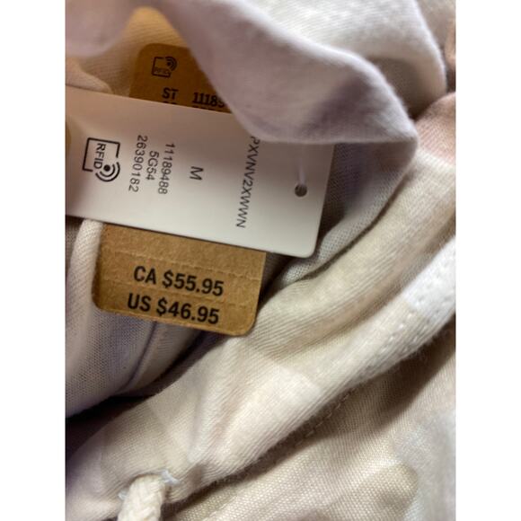 Victoria's Secret Love Pink Women's Size Medium Hoodie Neutral Camouflage NWT - Picture 5 of 5